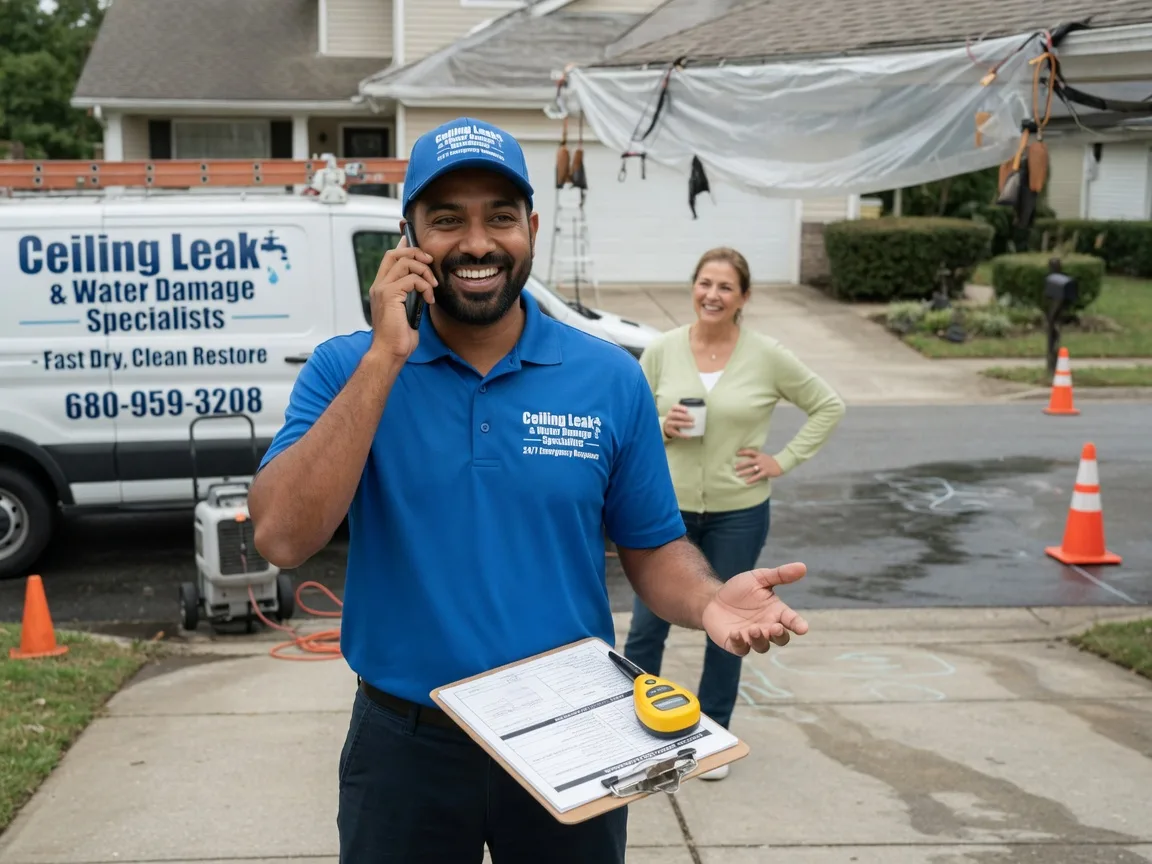 Ceiling Leak Cleanup Browntown, WI FAQs